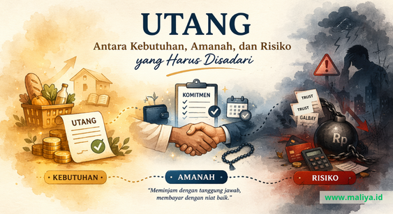 UTANG: Antara Kebutuhan, Amanah, dan Risiko yang Harus Disadari
